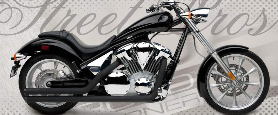 Honda Fury VT1300CX 2010-11 - Roadburner 2.5 inch Street Pros